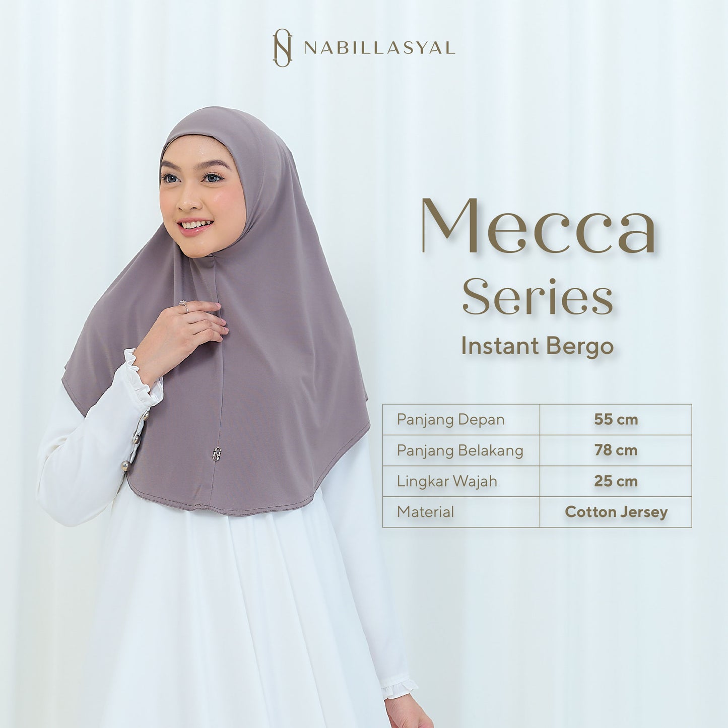 Nabillasyal | Mecca Series | Bergo/Khimar